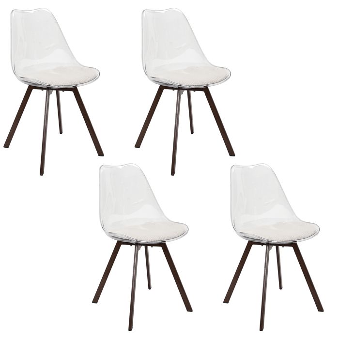 CHAISE TRANSPARENTE COUSSIN COTELE SCOTT BEIGE