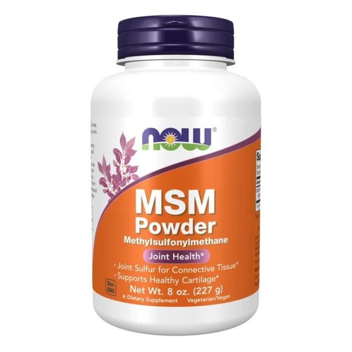 NOW FOODS MSM Powder (Methylsulfonylmethane, Santé des articulations) 227g