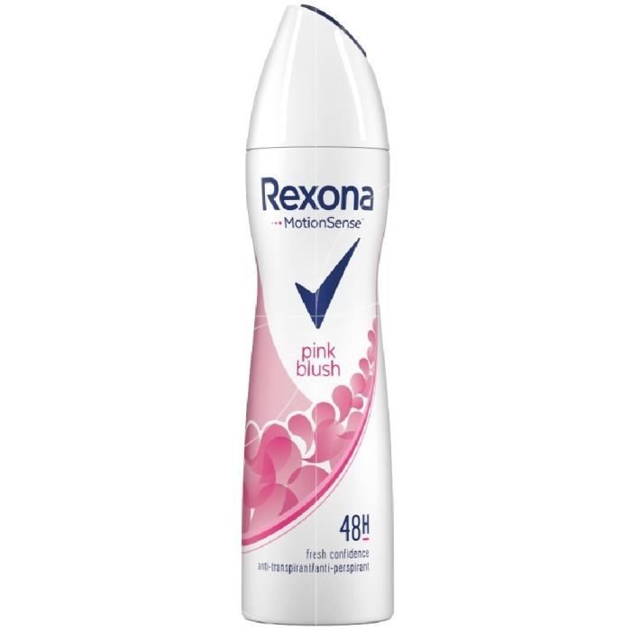 Rexona - Déodorant Spray anti-transpirant 48h Pink Blush - 200ml