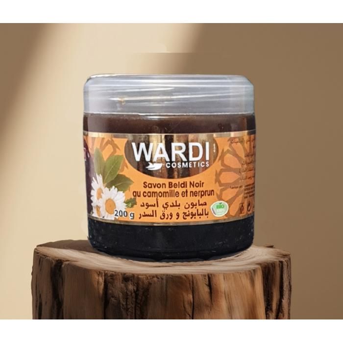 Savon Beldi Noir - MARQUE Inconnue - Modèle Inconnu - Camomille - Nerprun - 200g