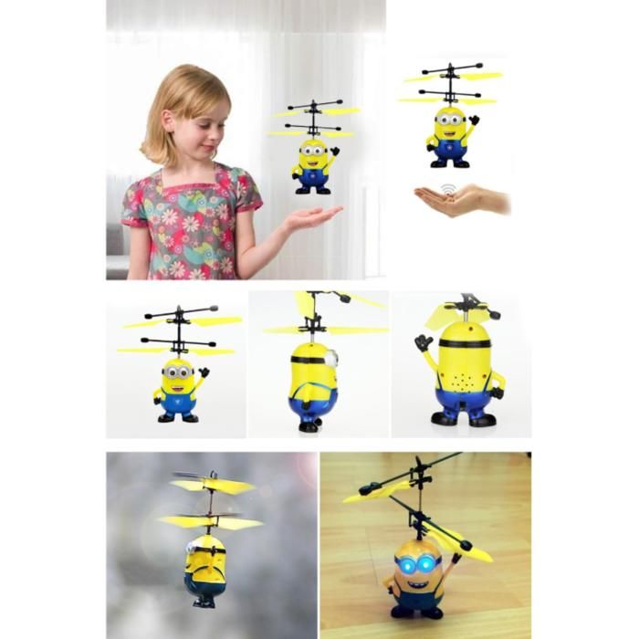 Jouet Minion volant à distance pour enfant