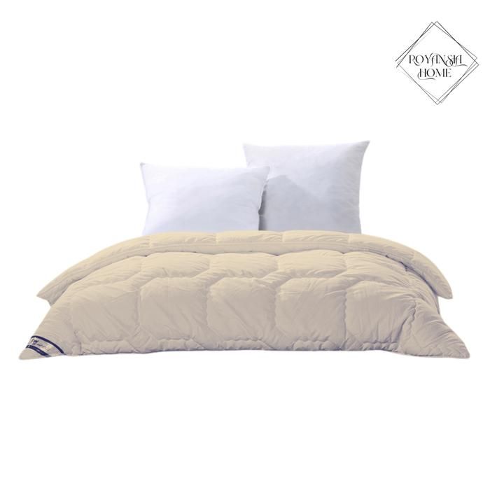 Couette 1 Place - ROYANSIA HOME - Beige - 140x220 cm - Synthétique - Lavable en machine