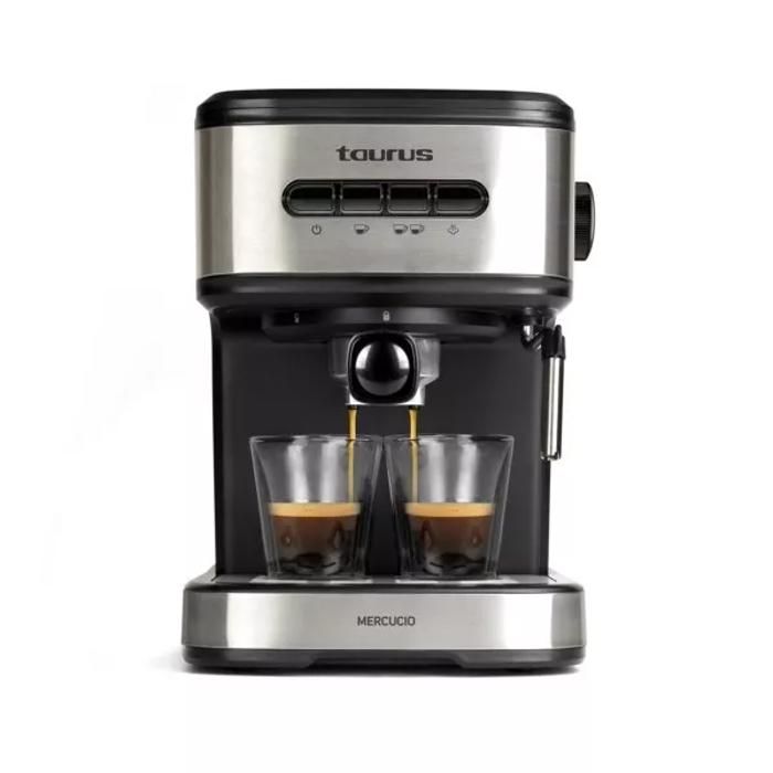Cafetière à espresso - Taurus - Mercucio - 850W - 20 Bar - Réservoir 1.50L