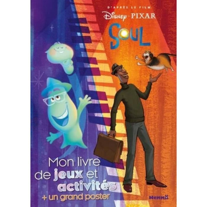 Mon livre de jeux et activités Soul. Avec un grand poster