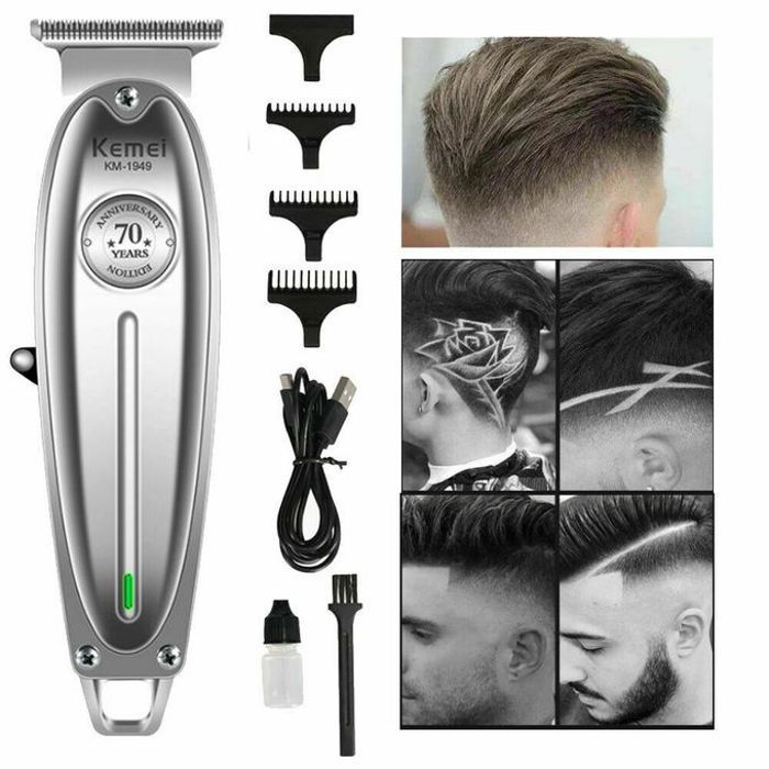 Tondeuse à cheveux professionnelle tout métal Tondeuse à cheveux électrique sans fil