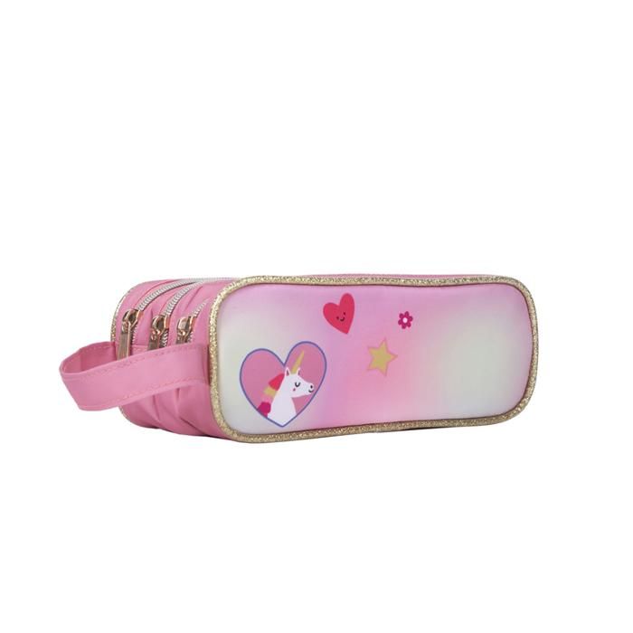 TROUSSE 3 ZIP MOTIF HAPPY PARTY AUCHAN
