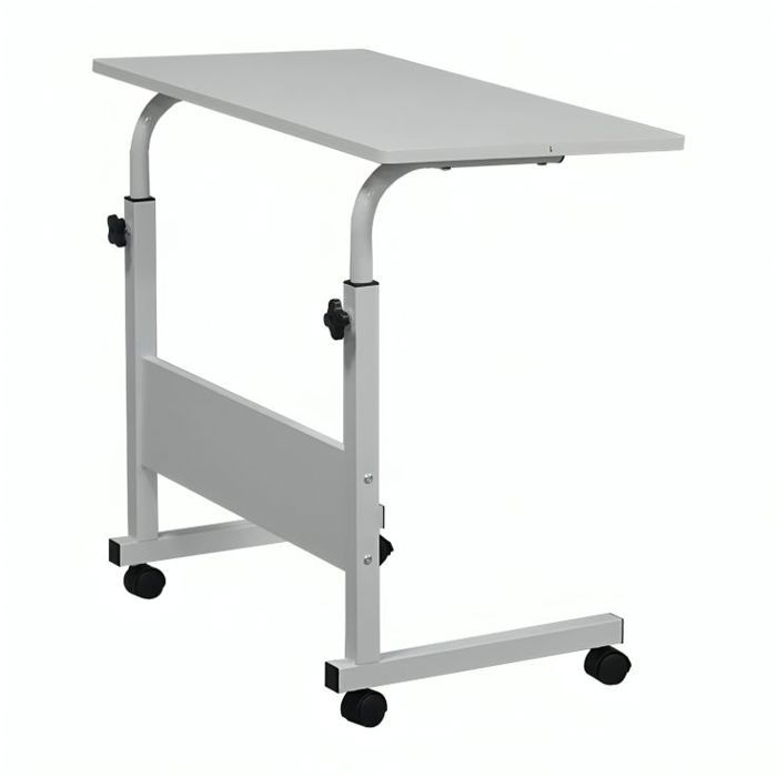 Bureau d'ordinateur réglable en Hauteur avec Fente pour Tablette PC pour téléphone Portable