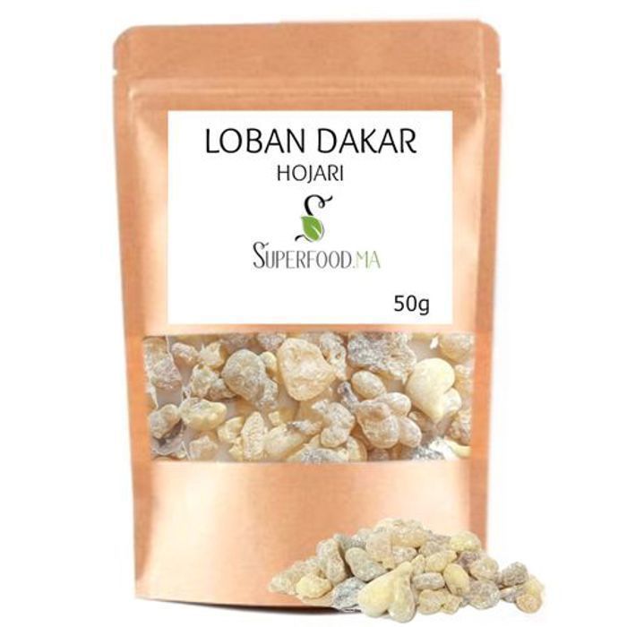 Encens Comestible et Cosmétique - Pur Oliban - Hojari Omani - 50 g - Anti-rides - Naturel
