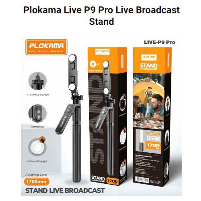 Trépied Flexible - Live - P9 Pro - Léger - Compact - Universel