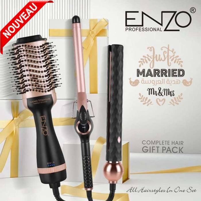 Coffret 3 En 1 Pour Une Coiffure Parfaite Professional Volumisante Rotative Supercare PRO EN-3311