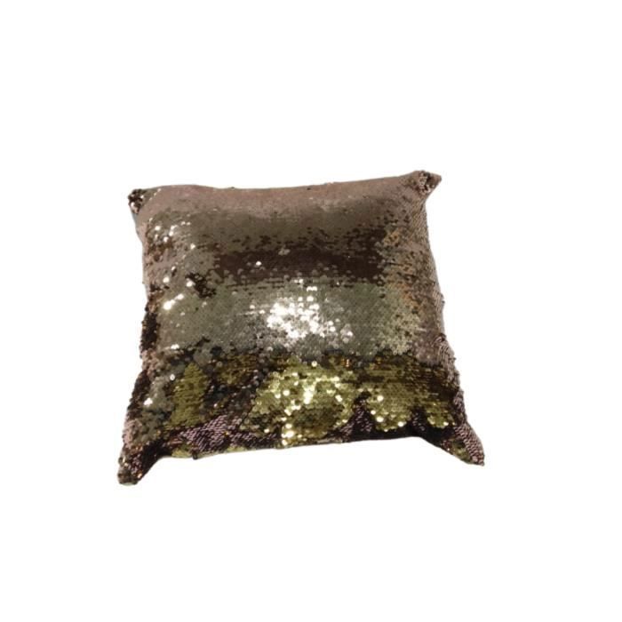Coussin - COCO DECO - 40x40cm - Marron - Synthétique - Intérieur