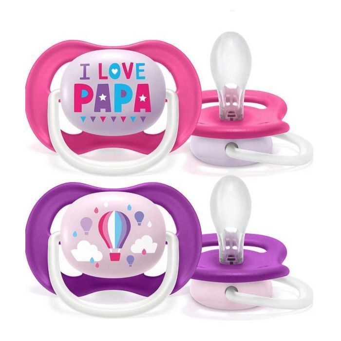 Avent Suc Ortho 6-18m Girl Scf080/04 Pap/ballo