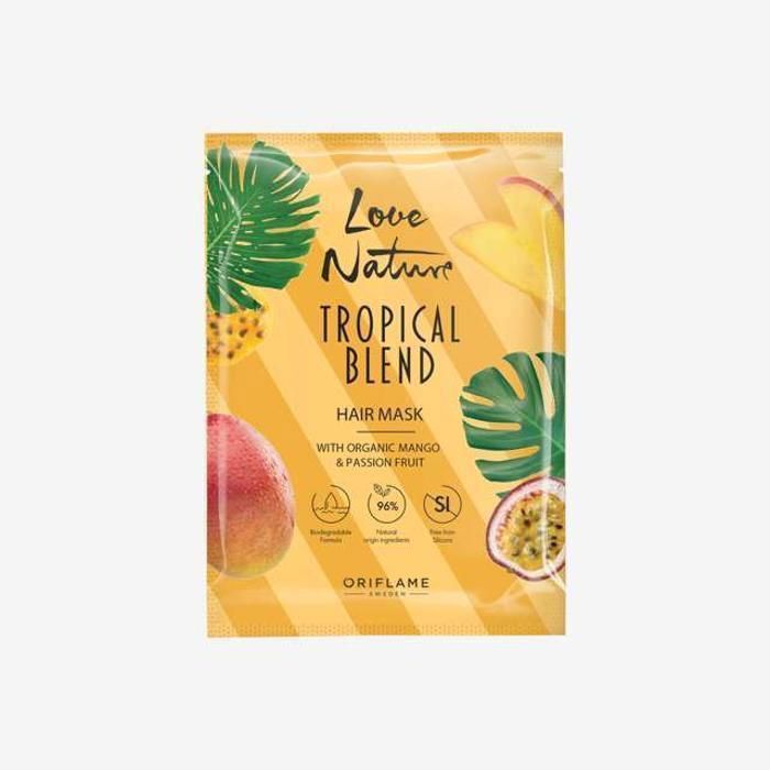 Masque Capillaire - Love Nature - Tropical Blend - Extrait de Mangue - 30 ml - 96% Ingrédients Naturels