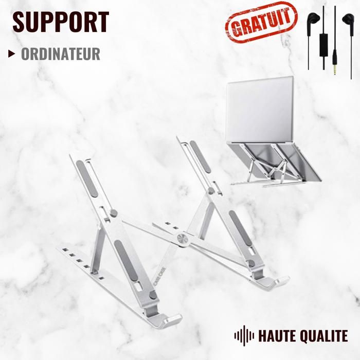 Support créatif pliable pour ordinateur portable