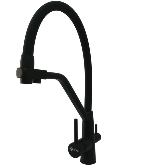 LuxeStream BLACK,Mitigeur cuisine sur table avec sortie de filtre