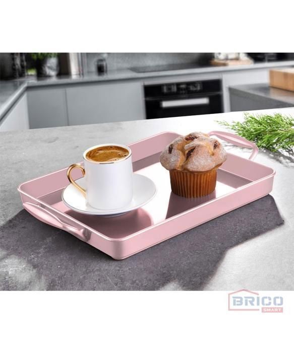 Plateau en Plastique - Berlin - Rectangulaire - Couleurs aléatoires - Pratique - Élégant