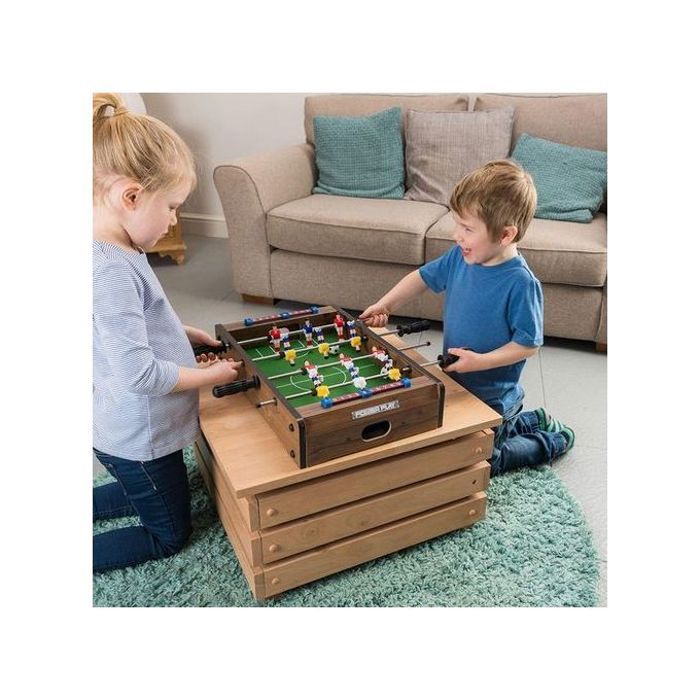 Jeu de football de table (enfants, adultes, en bois)