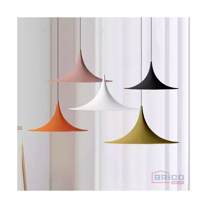 Suspension Luminaire - Zephyr - 40x23 cm - Noir - Design Moderne - E27 LED