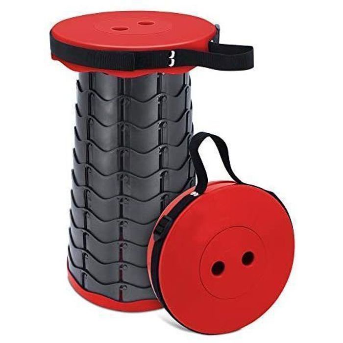 Tabouret rétractable pratique Portable d'extérieur Pliante multifonction
