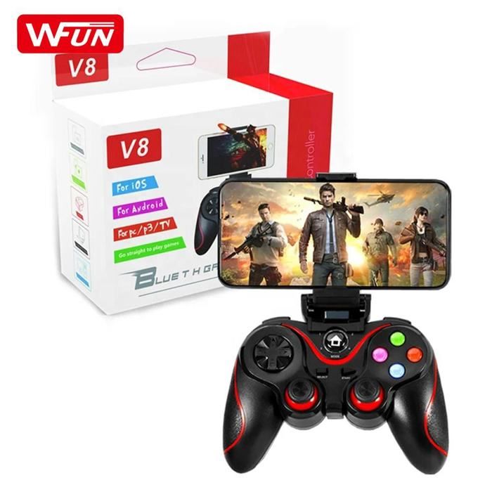 Contrôleur de jeu avec support pour smartphone, PC, PS3, Switch, Android, IOS, TV Box
