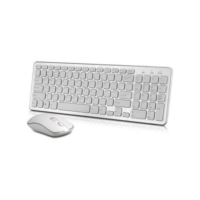 Pack clavier et souris sans fil - GKM520 - Noir - Technologie 2,4 GHz - Indicateurs de charge - Design satiné