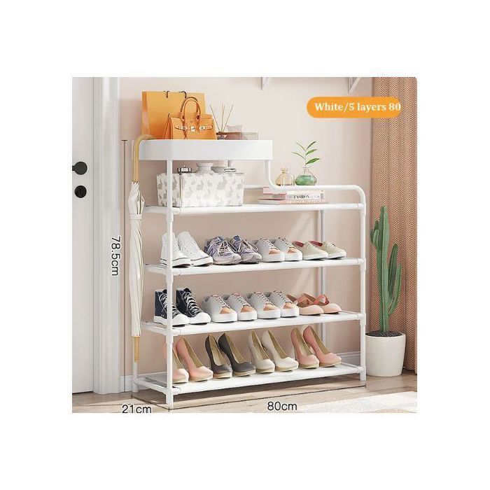 Armoire à chaussures multifonction anti-poussière, étagère à chaussures, moderne