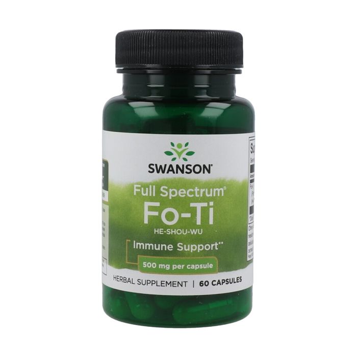 SWANSON - Fo-Ti (He-Shou-Wu) 500 mg 60 capsules de 500mg