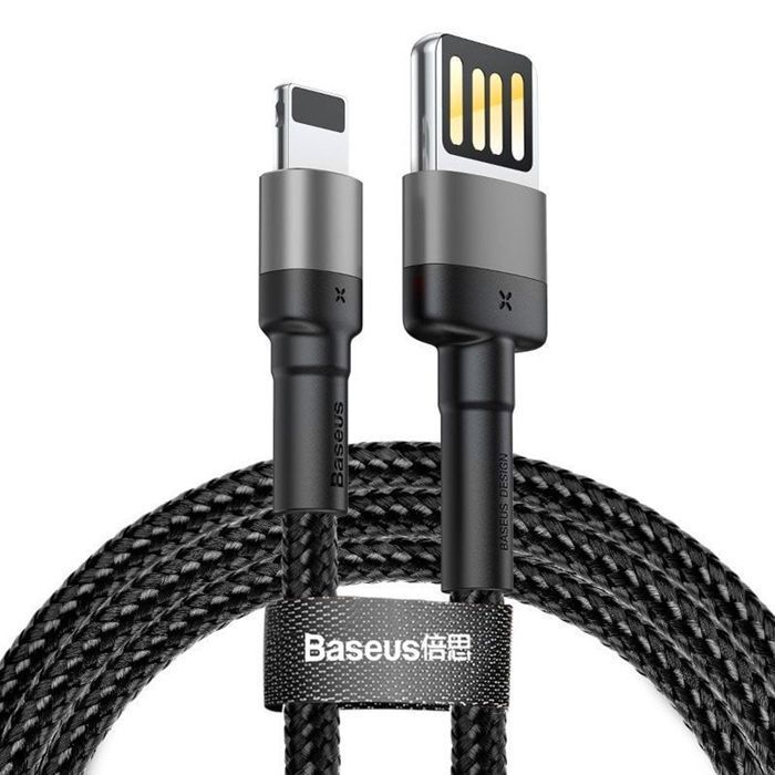 BASEUS 6953156283343 CÂBLE USB 1 M USB C USB C-LIGHTNING NOIR, GRIS 57