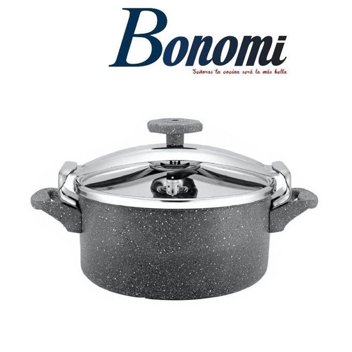 Bonomi Autocuiseur En Granit Gris 5L Moyen