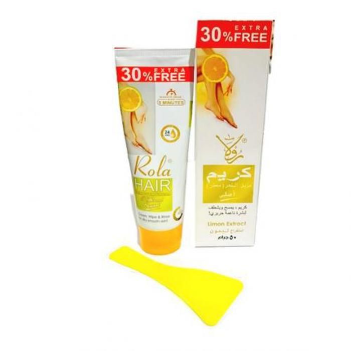Crème dépilatoire adaptée au visage, aux aisselles, aux cuisses et aux parties intimes 50ml