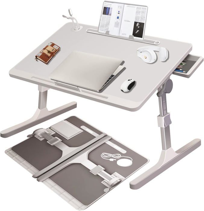 Bureau de Lap pour Ordinateur Portable pour Lit