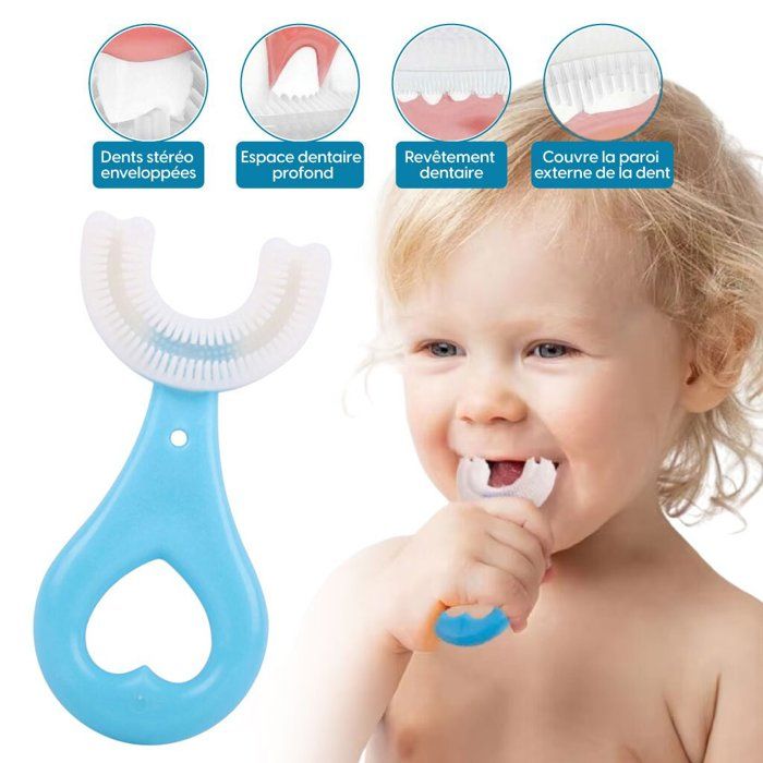 Brosse à Dents Enfant en Forme de U