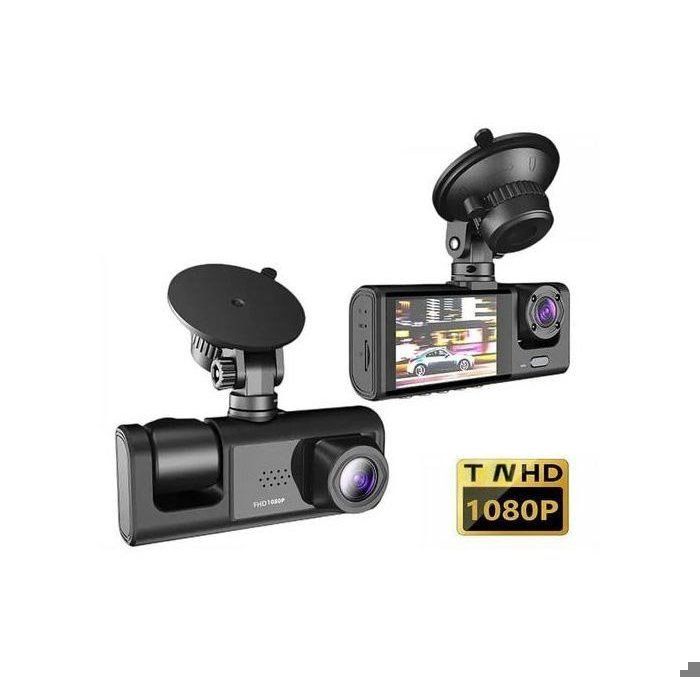 Enregistreur vidéo de voiture à 2 objectifs HD1080P, caméra Vision nocturne