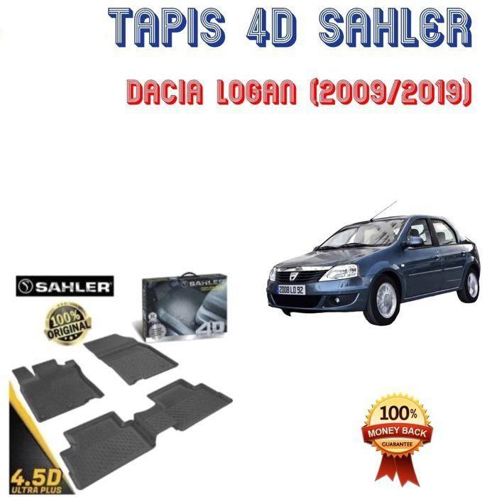 Tapis sur mesure 4D DACIA LOGAN 2009-2019