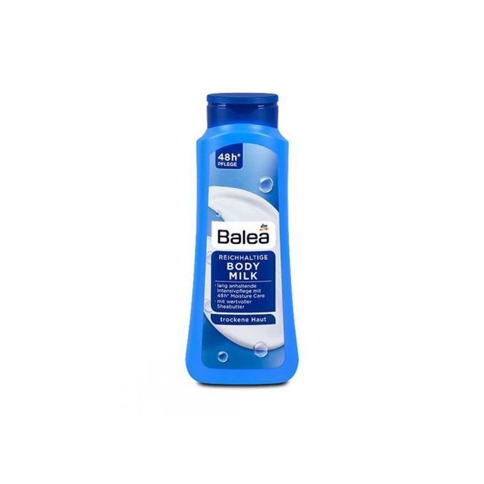 Lait de corps - BALEA - 500ml - Beurre de karité - Hydratation 48h - Peaux sèches