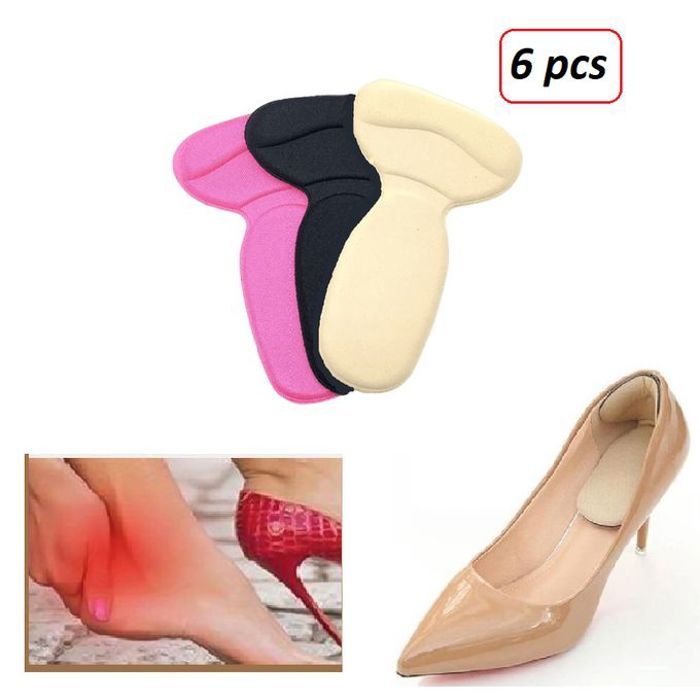 Pack 3 paire de coussins de protections de talon ou chaussures autocollantes