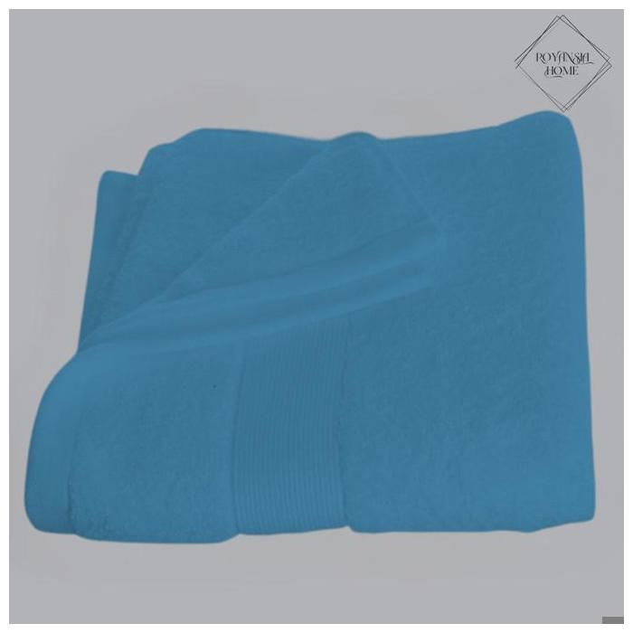 Serviette de Main - ROYANSIA HOME - 40x70 cm - Douce - Absorbante - Bleu