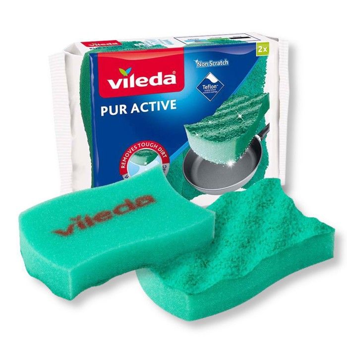 Éponges de cuisine 2 pièces Vileda Pur Propreté Active