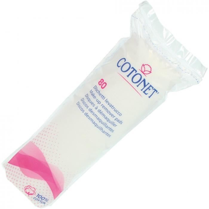 80 Tampons Cotons Démaquillants Make Up Maquillage Cosmétique Pure Ouate