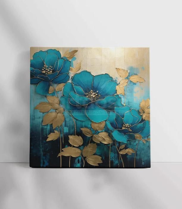 Tableau décoratif Leafwisp L 100 x H 100 cm- artdose.ma