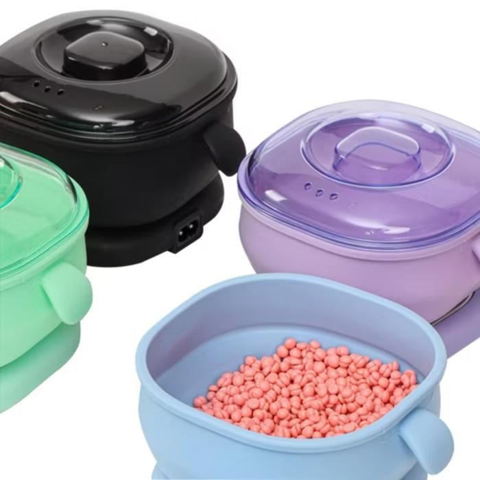 Appareil de fusion de cire, chauffe-cire électrique en silicone antiadhésif. (couleur aléatoire)