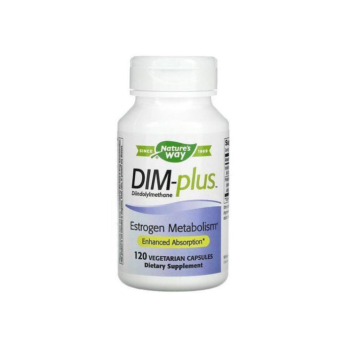 Nature'S Way DIM-plus, métabolisme des œstrogènes, 120 capsules Made in USA