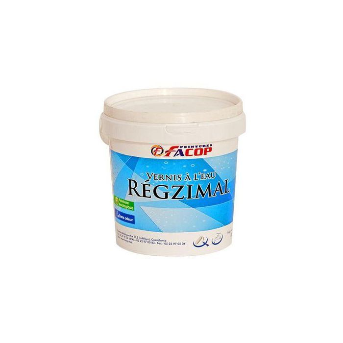 FACOP Regzimal Vernis à eau brilliant pour protection des fonds absorbants