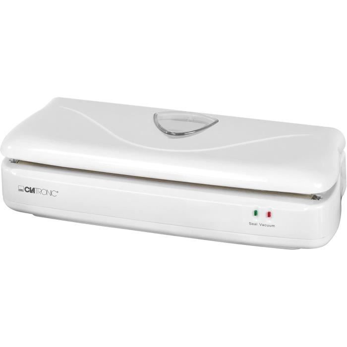 Soude sac mise sous vide 100W + 1 rouleau Clatronic FS 3261 Blanc