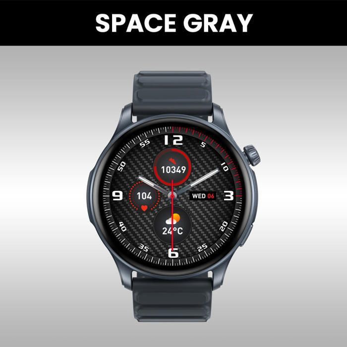 Zeblaze Btalk 3 Pro montre intelligente 1.43 pouces AMOLED affichage Hi-Fi Bluetooth - Gray
