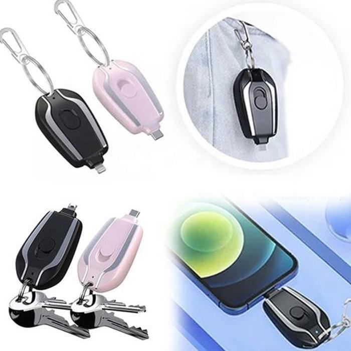 Power bank porte-clés type-c alimentation d'urgence