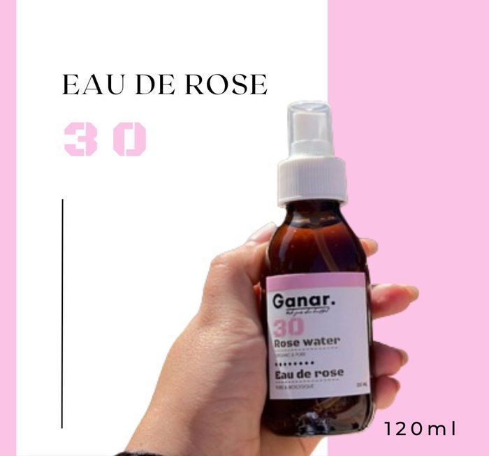 Eau de Rose Pure Bio – GANAR COSMETICS - 120ml