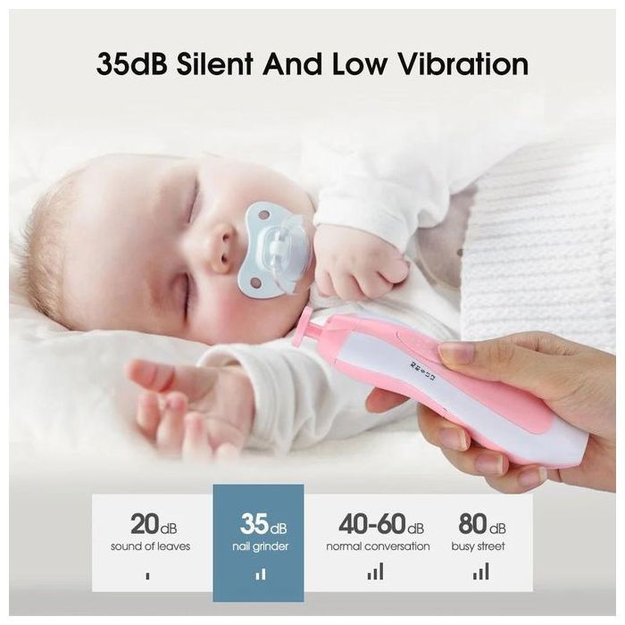 Kids Baby Nail Trimmer Electric - Lime à Ongles pour Bébé Multifonctionnel
