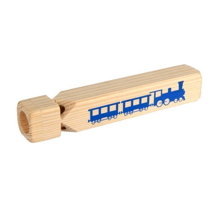 Trains - Jouet sifflet de train en bois