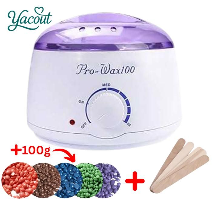 Chauffe-cire - Pro-Wax100 - 100 g de perles - Application à basse température - Multicolore